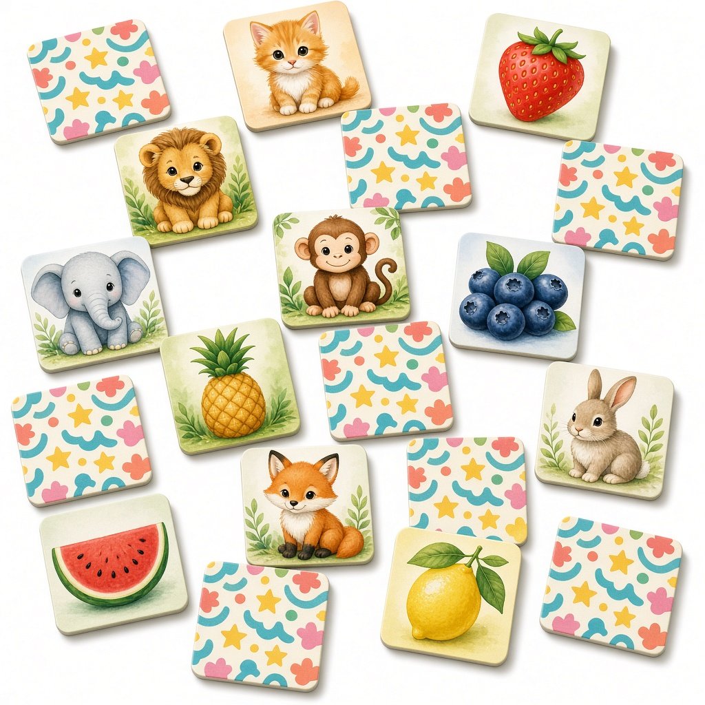 Jeu de mémoire 48 cartes
