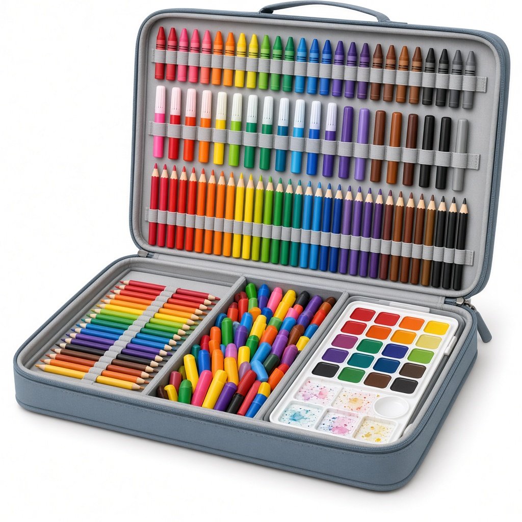Mallette de dessin 150 pièces